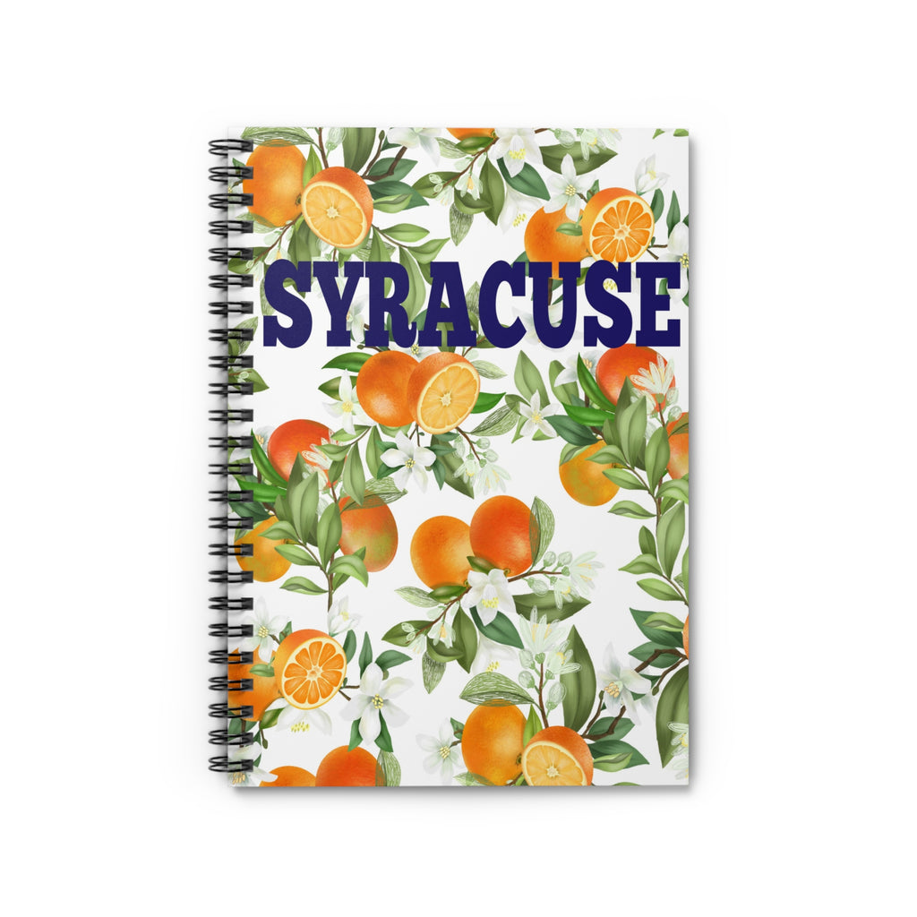 Syracuse Orange Blossom Spiral Notebook - Ruled Line