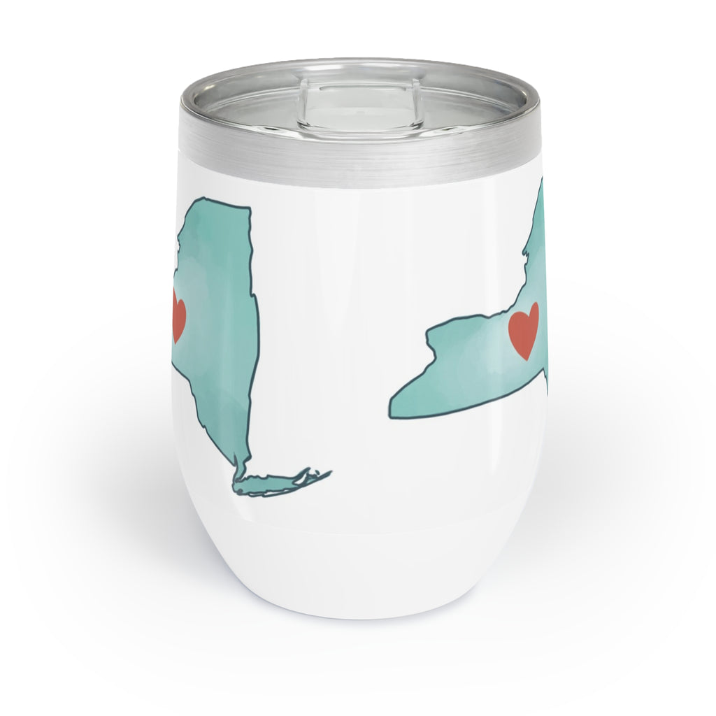 NYS Heart Stainless Chill Wine Tumbler