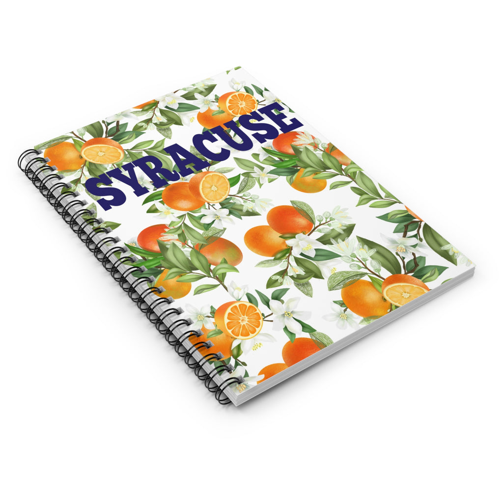 Syracuse Orange Blossom Spiral Notebook - Ruled Line