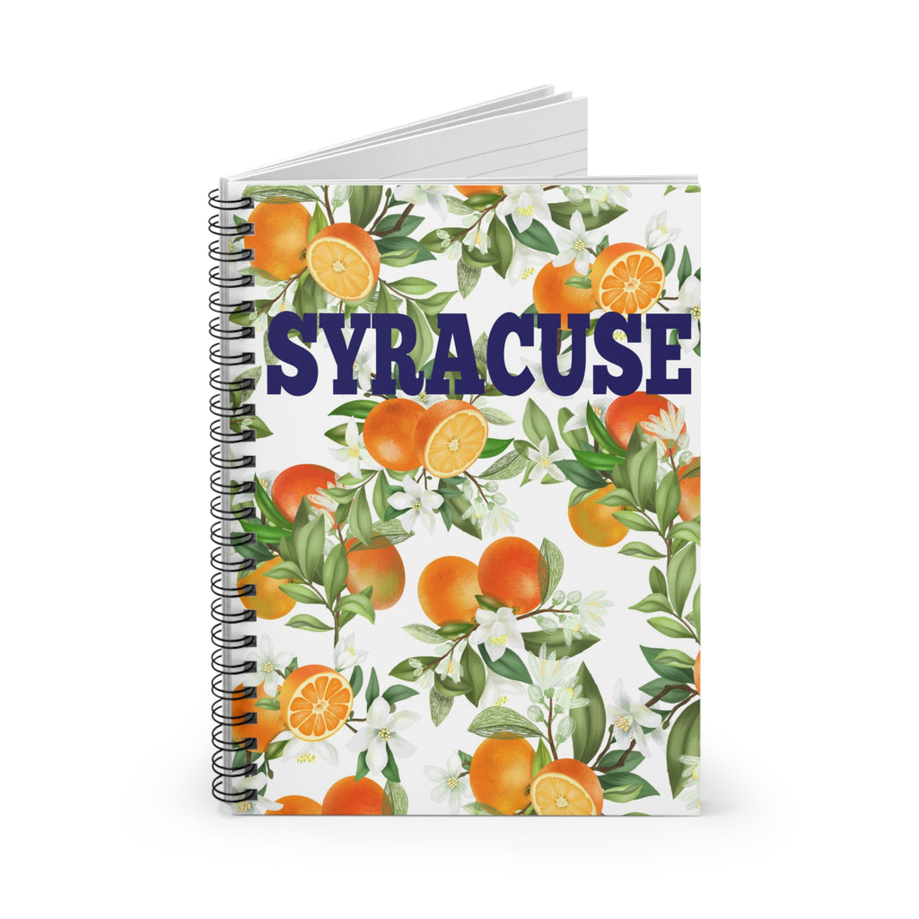 Syracuse Orange Blossom Spiral Notebook - Ruled Line