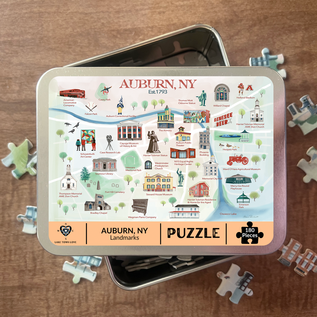 Auburn, NY Landmarks Jigsaw Puzzle