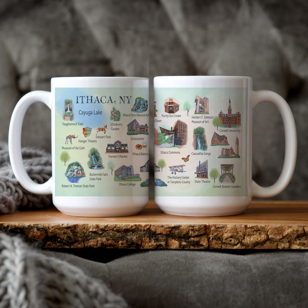 Ithaca, NY Mug (15oz)