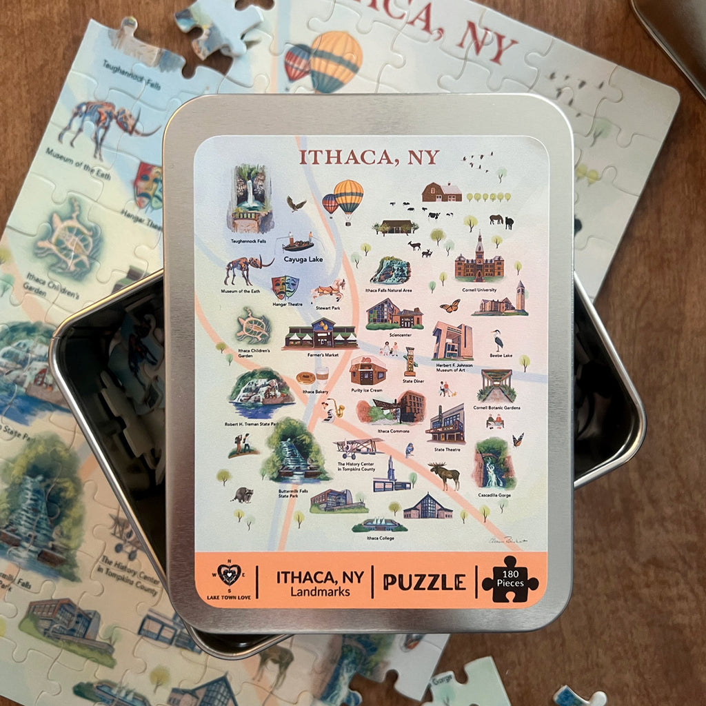 Ithaca NY Landmarks Jigsaw Puzzle