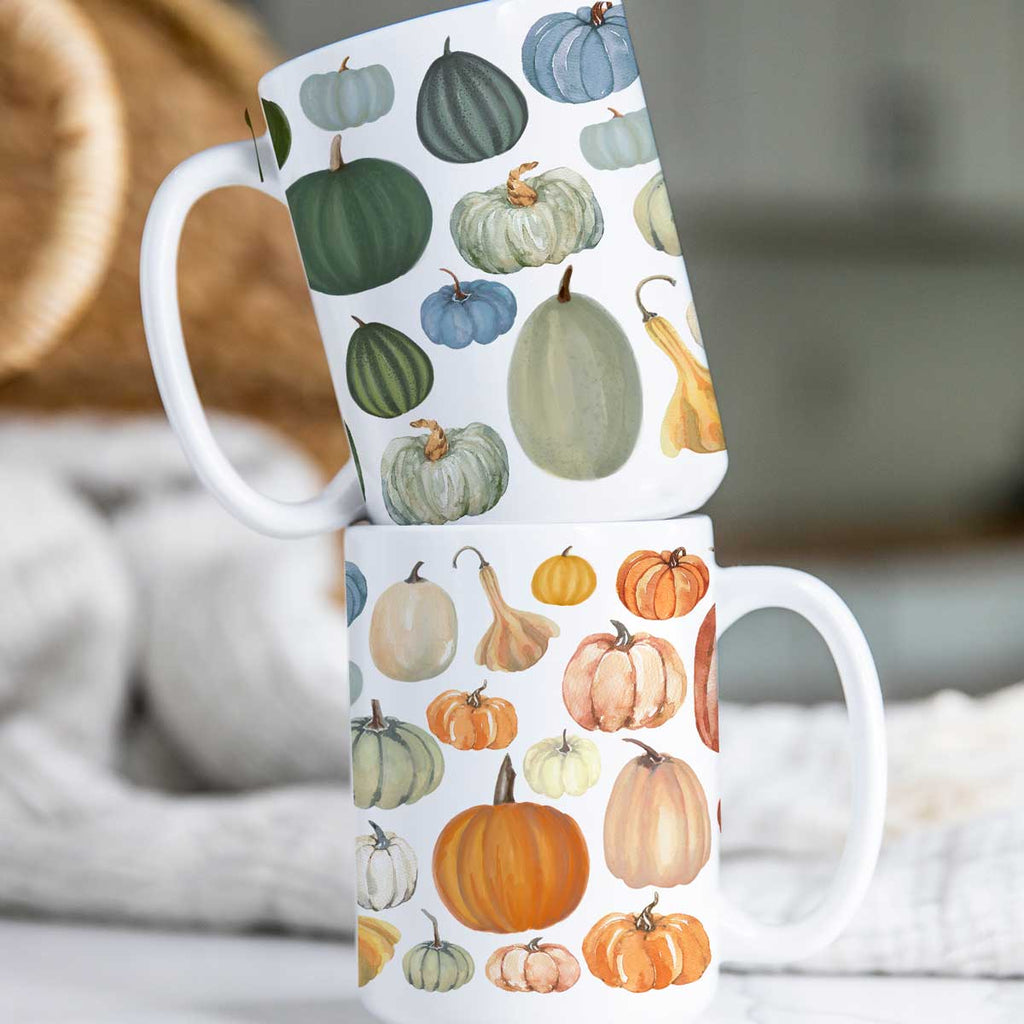 Colorful Pumpkins Mug 15oz