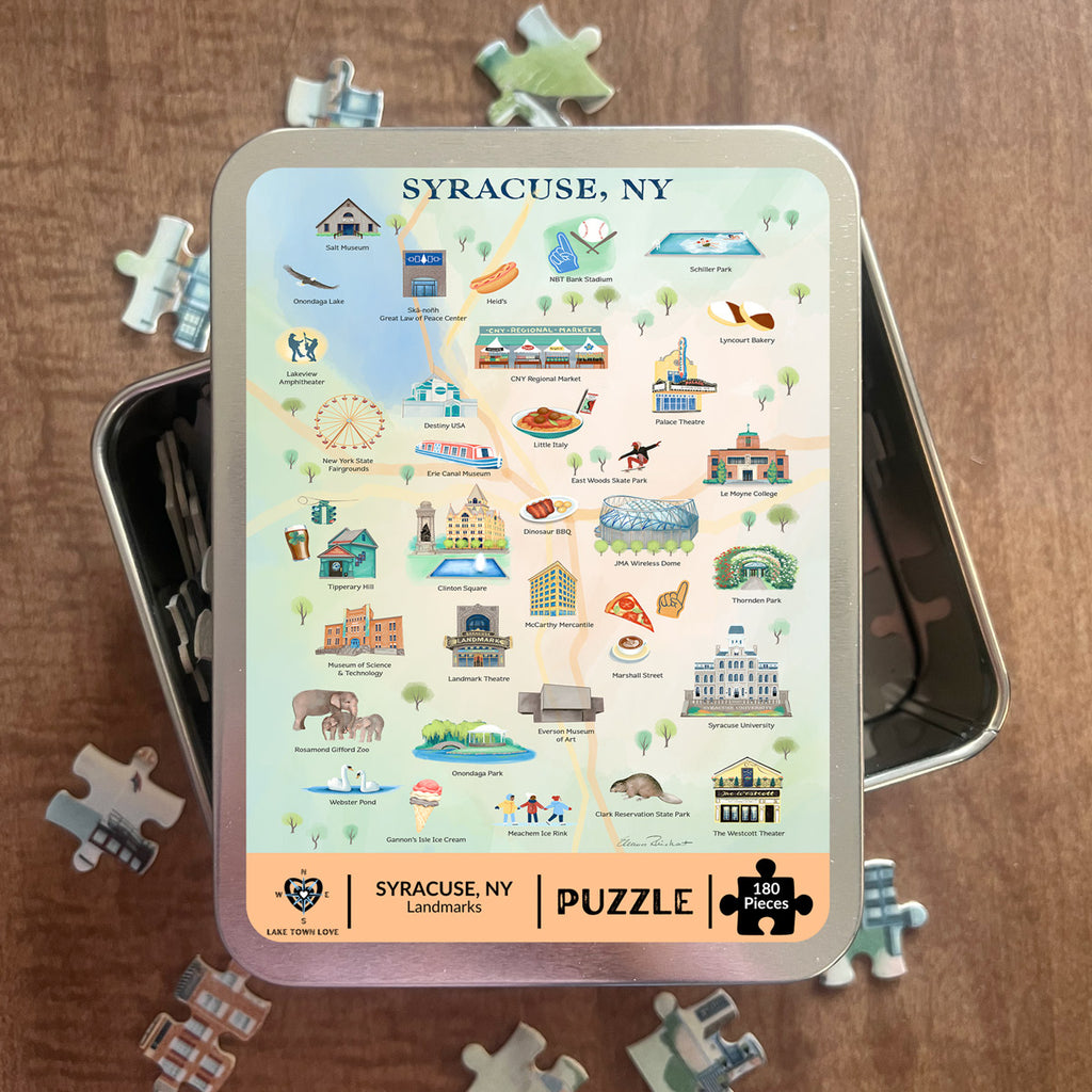 Syracuse NY Landmarks Jigsaw Puzzle