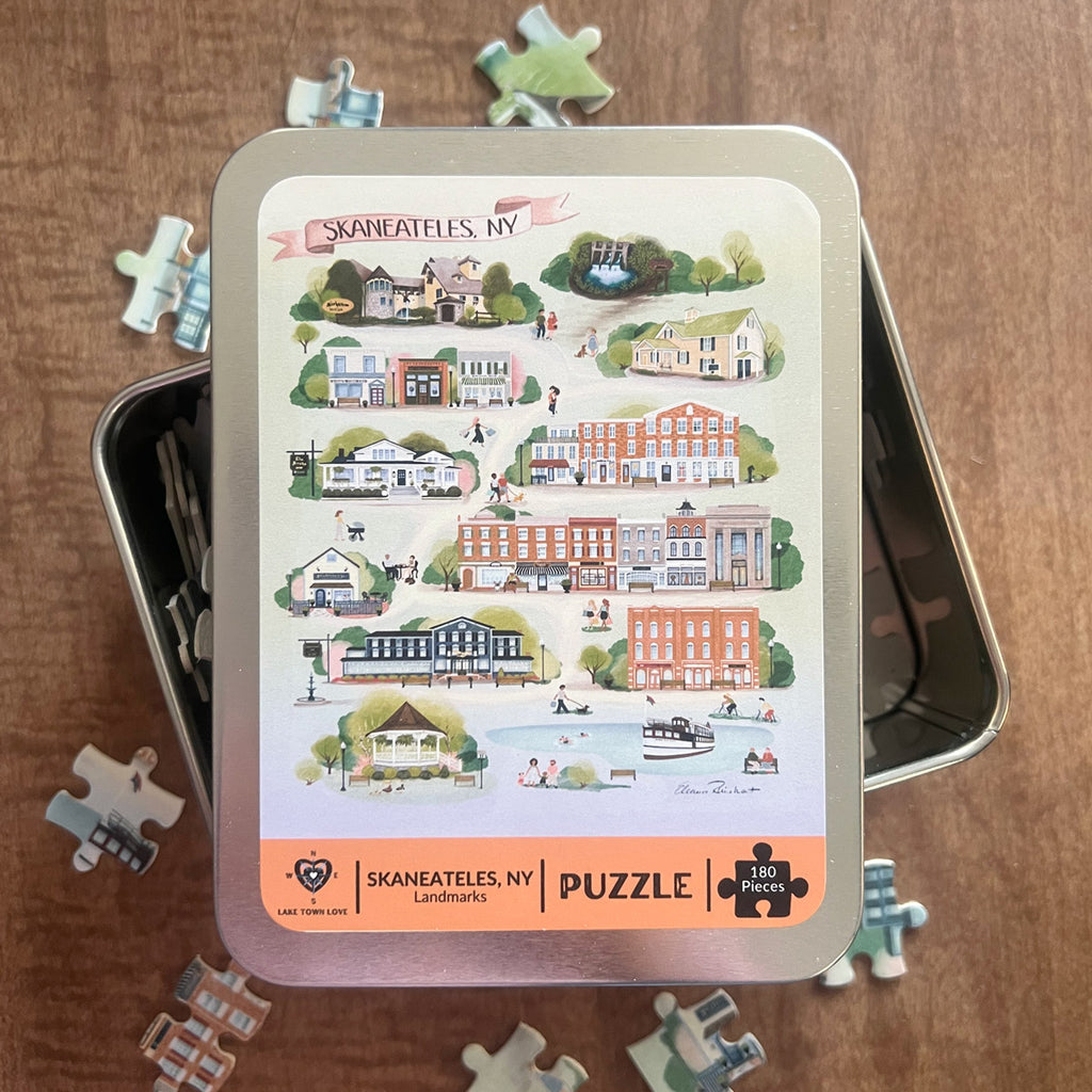 Skaneateles NY Landmarks Jigsaw Puzzle